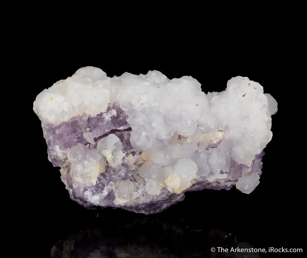 Amethyst with Calcite - image 3
