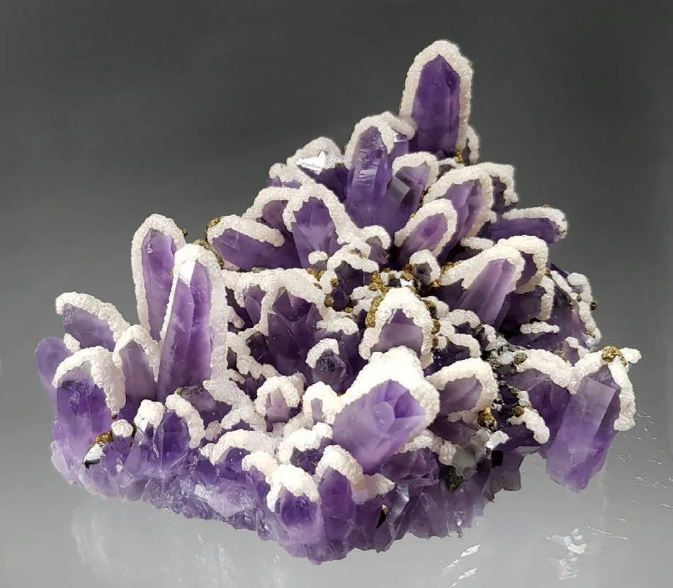 Amethyst with Calcite coating - image 1