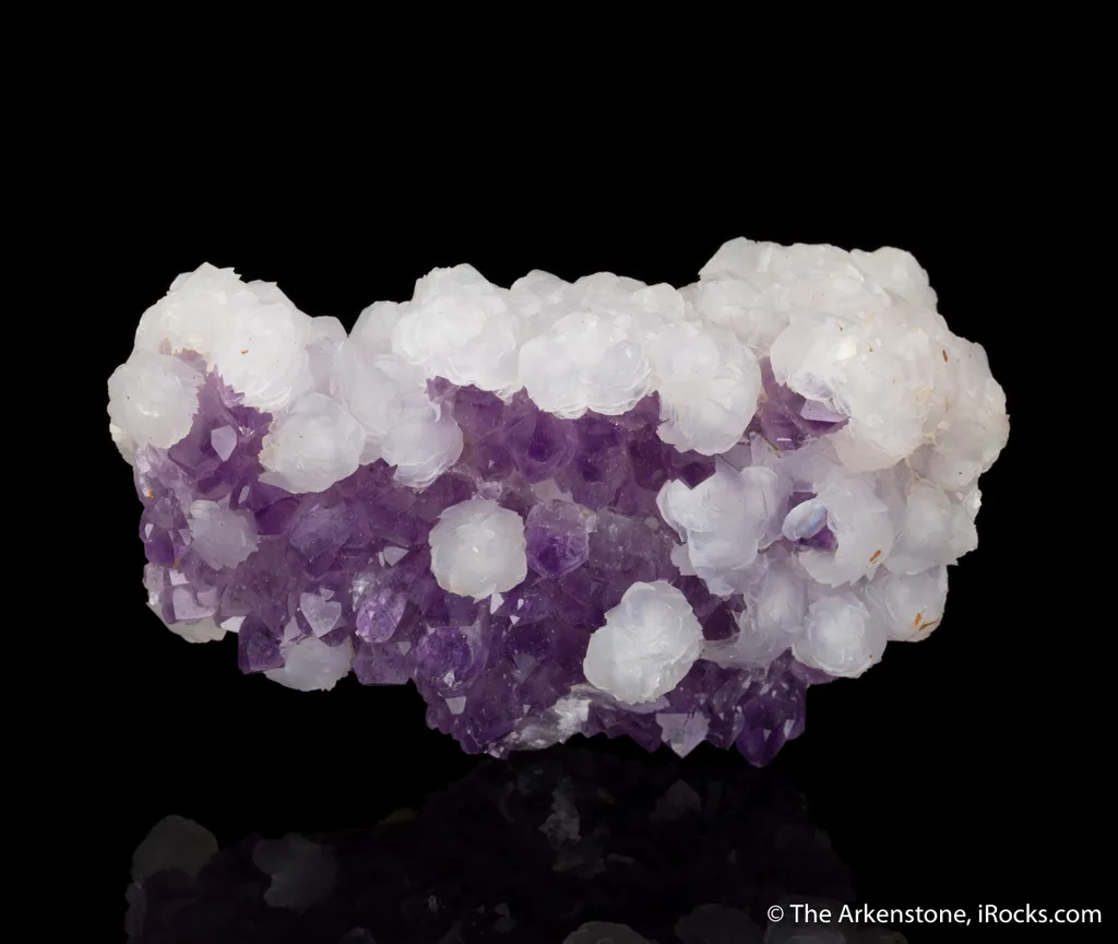 Amethyst with Calcite - image 2