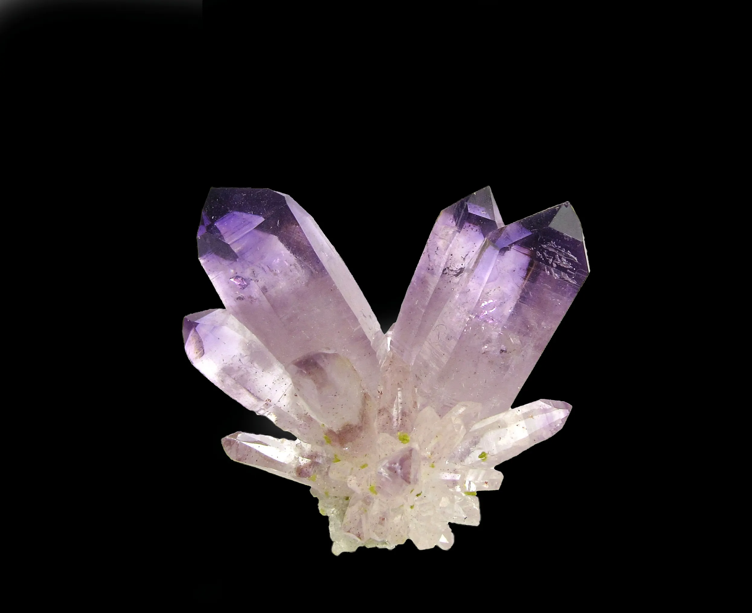 Amethyst with Epidote - image 4