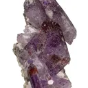 Amethyst with Hematite & Crocidolite inclusions - image 3