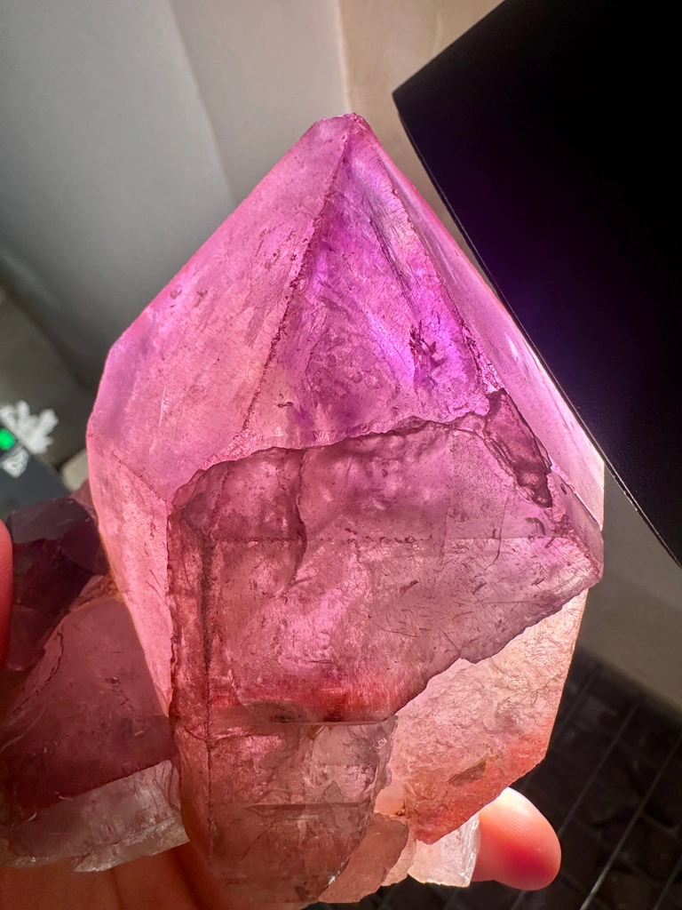 Amethyst with Hematite from Bamyan, Afghanistan - image 4