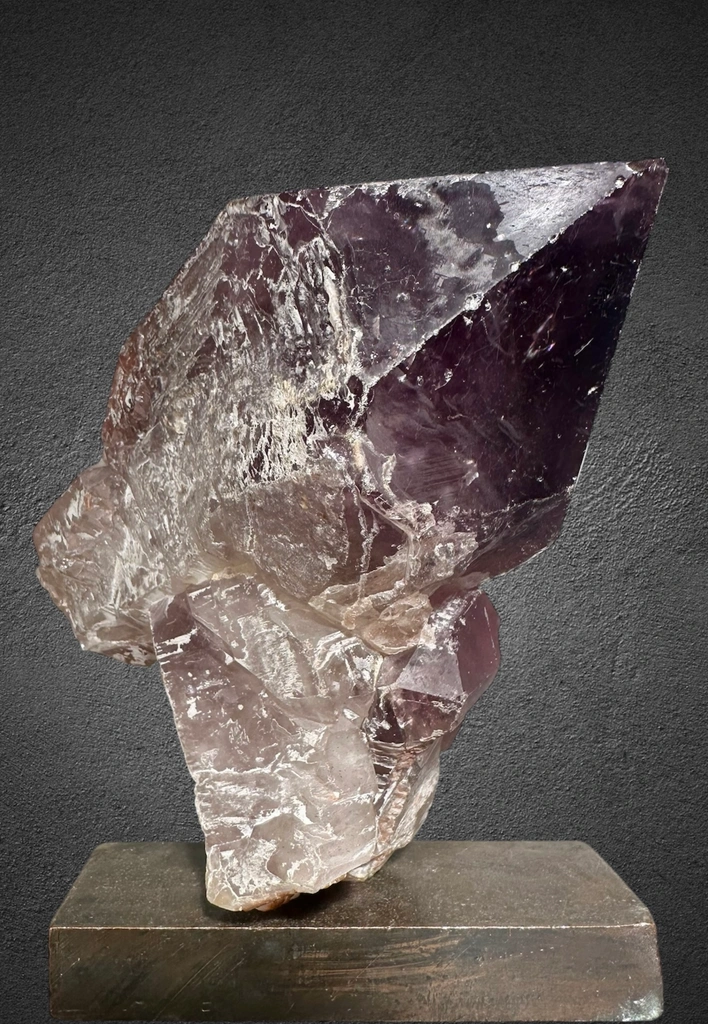 Amethyst with Hematite from Bamyan, Afghanistan - image 2