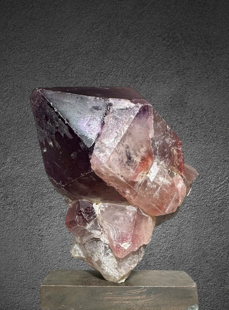 Amethyst with Hematite from Bamyan, Afghanistan image