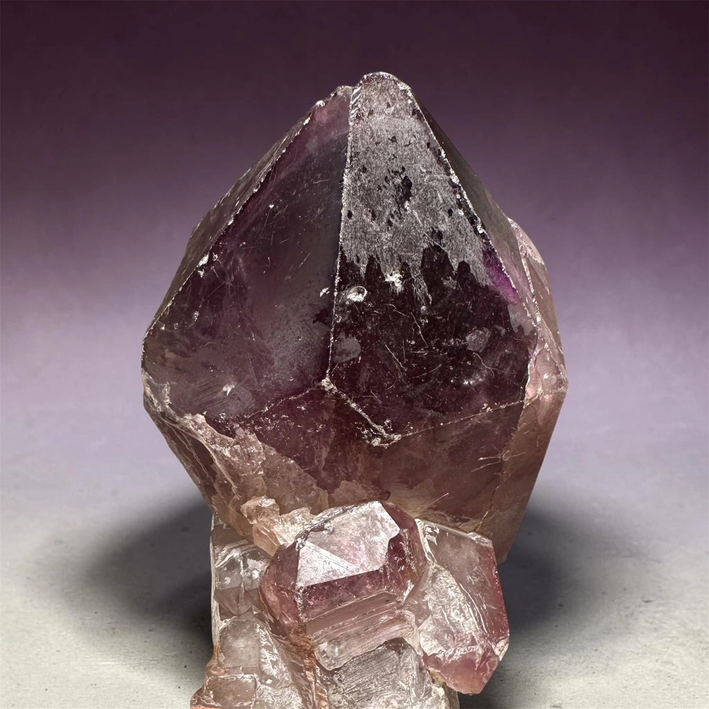 Amethyst with Hematite from Bamyan, Afghanistan - image 8