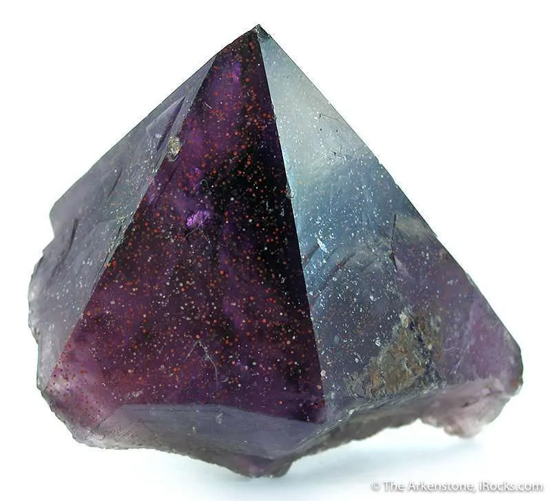 Amethyst With Hematite Inclusions image