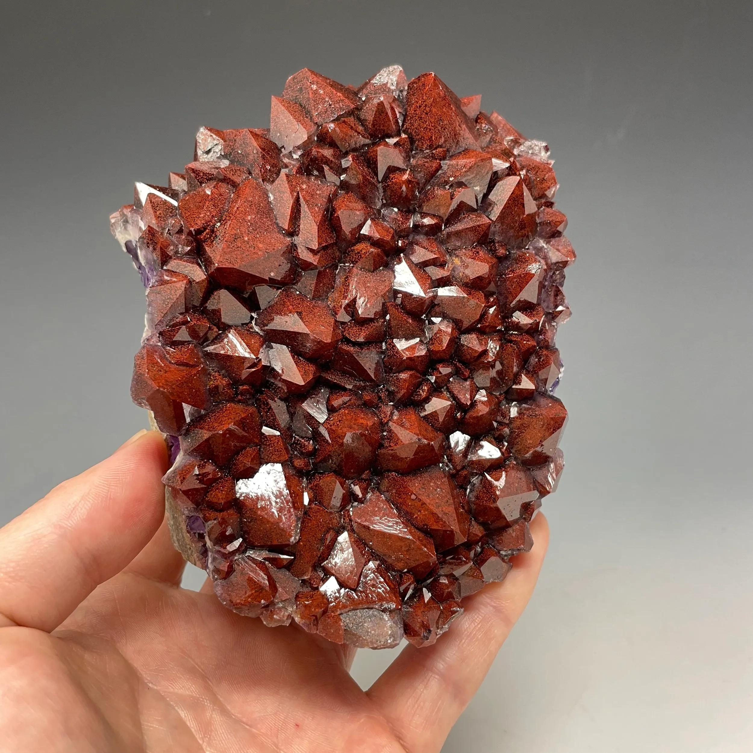 Amethyst with Hematite Inclusions - image 2