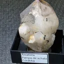 Amethyst with manganese coat - image 1