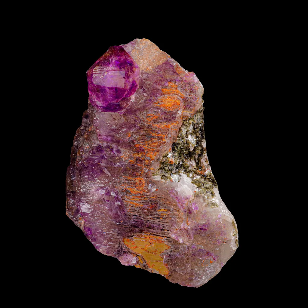 Amethyst with Mica Natural Mineral Specimen image