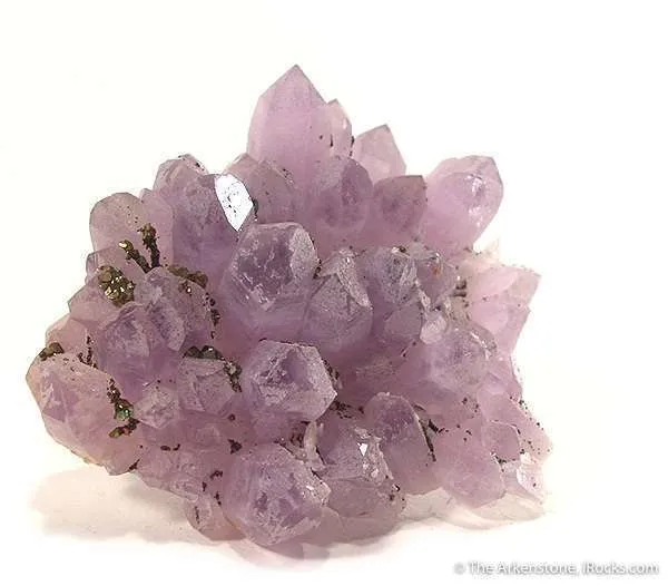 Amethyst With Pyrite image