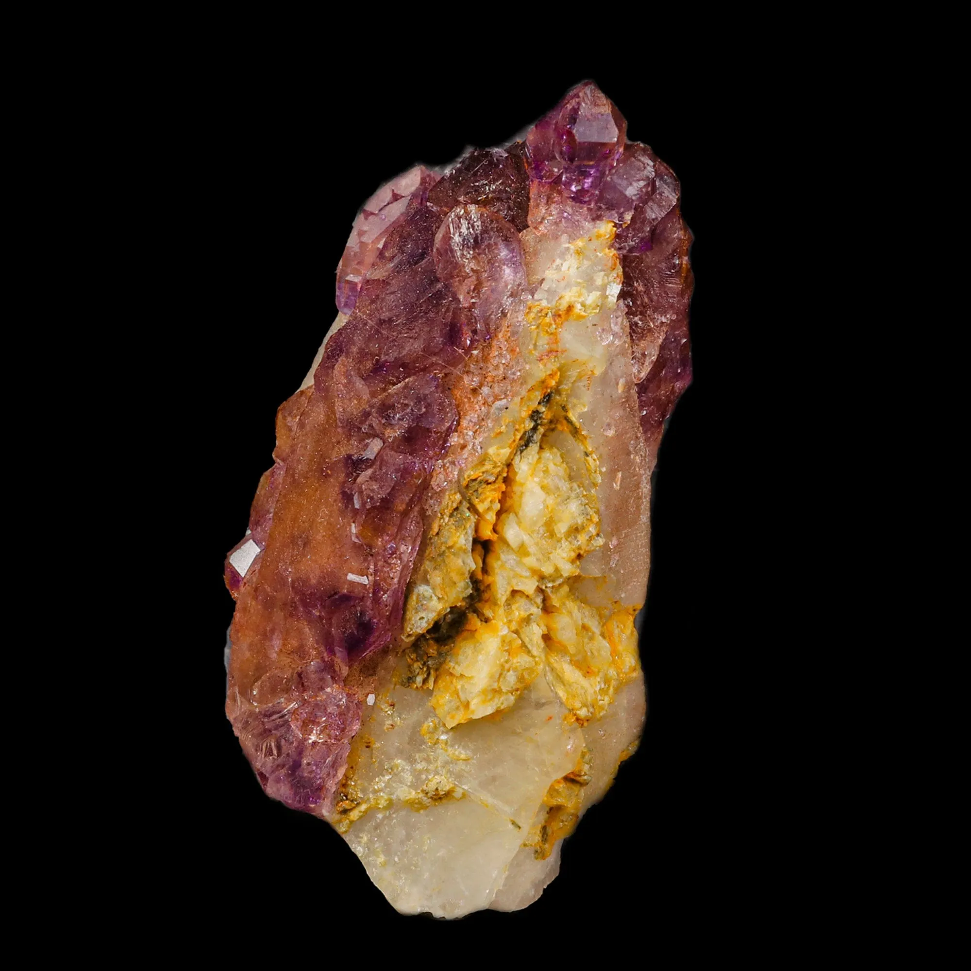 Amethyst With Quartz Natural Mineral Specimen - image 3