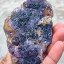 Amethyst with Red Hematite Cluster - image 4