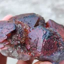 Amethyst with Red Hematite Cluster - image 5