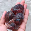 Amethyst with Red Hematite Cluster - image 9