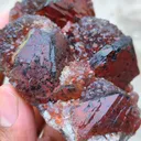 Amethyst with Red Hematite Cluster - image 6