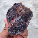 Amethyst with Red Hematite Cluster - image 3