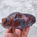 Amethyst with Red Hematite Cluster - image 2