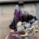 Amethyste with Hyalite Opal - image 5