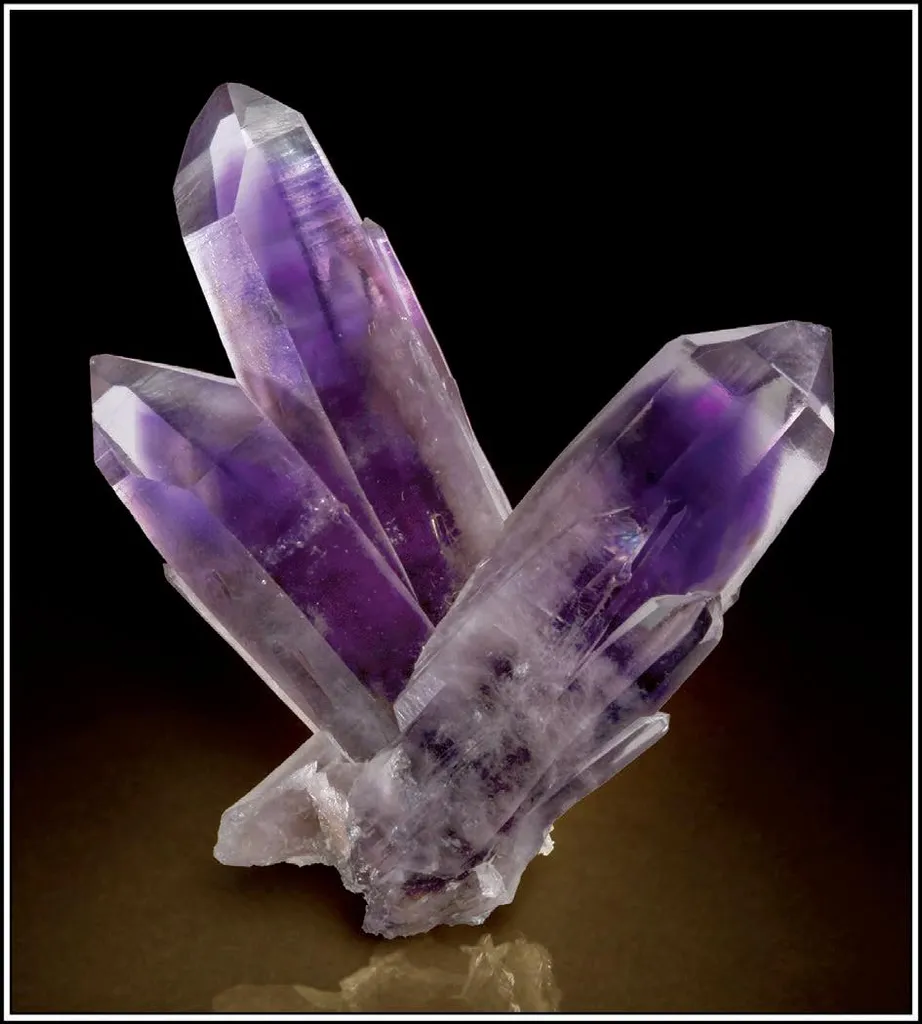 Amethystine Quartz, Rhodochrosite with Quartz image