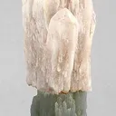 Amethystine Quartz Scepter on Hedenbergite-Included-Quartz - image 1