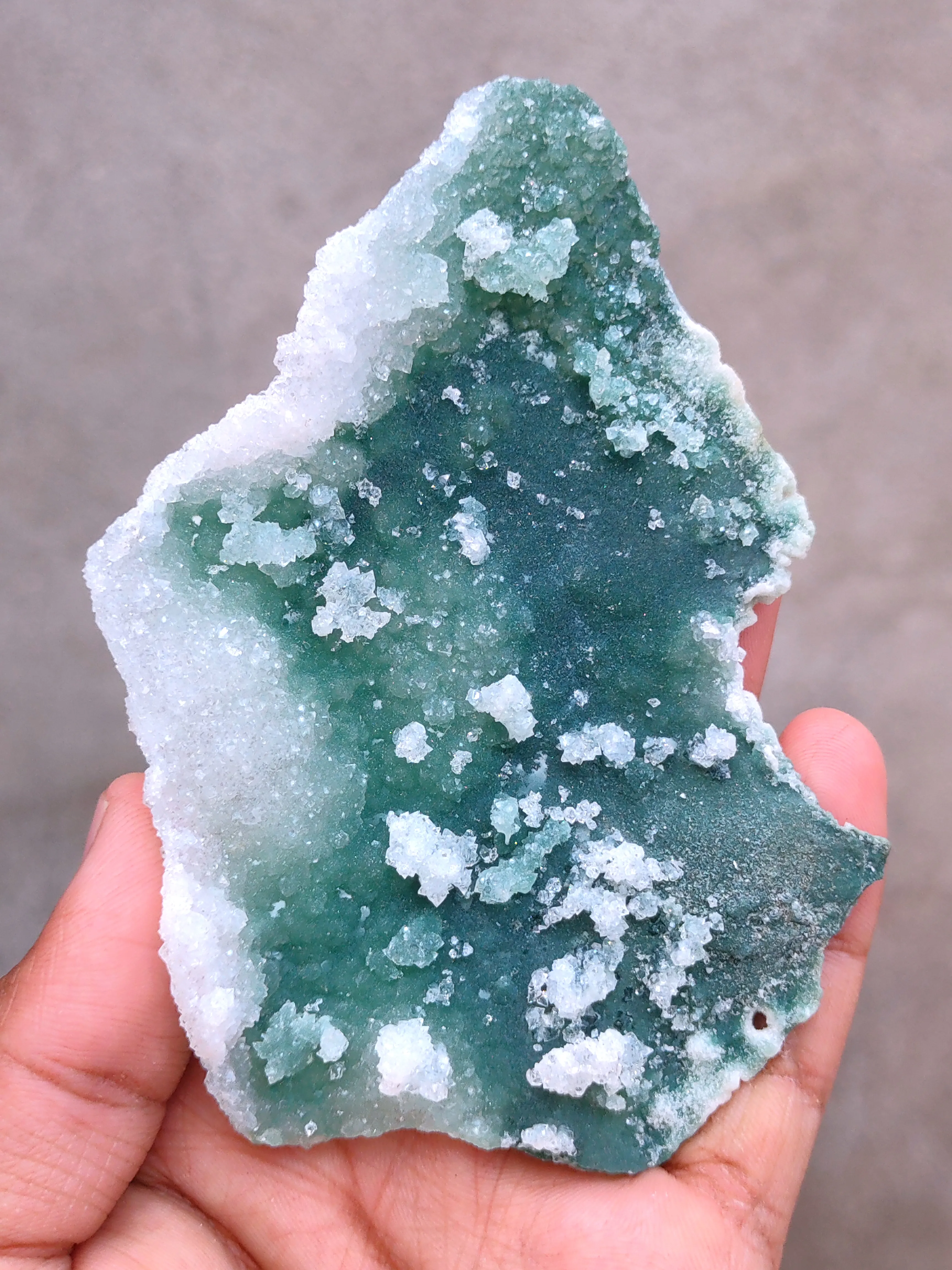 Amezing Shiny Green Apophyllite - image 3