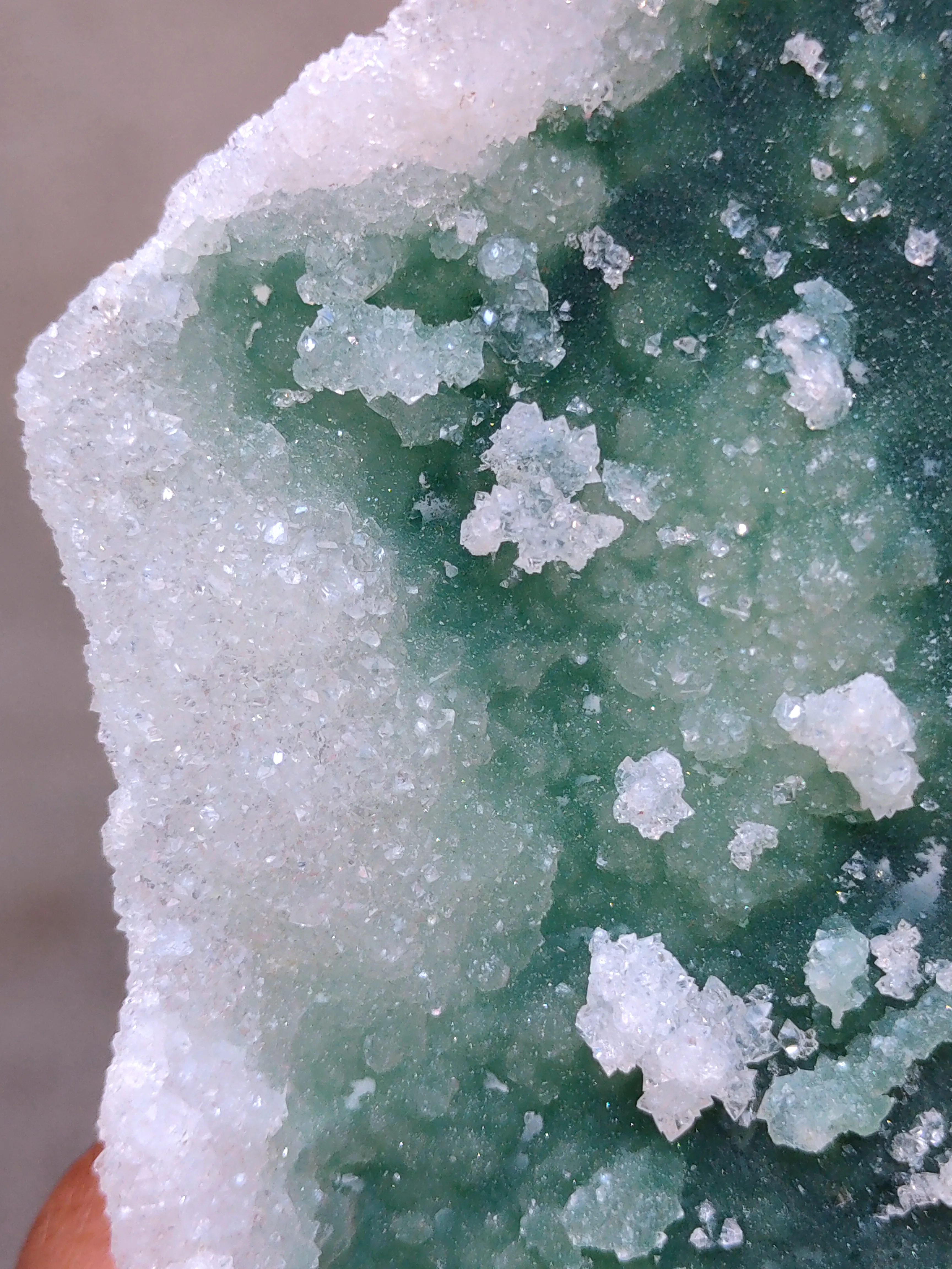 Amezing Shiny Green Apophyllite - image 5