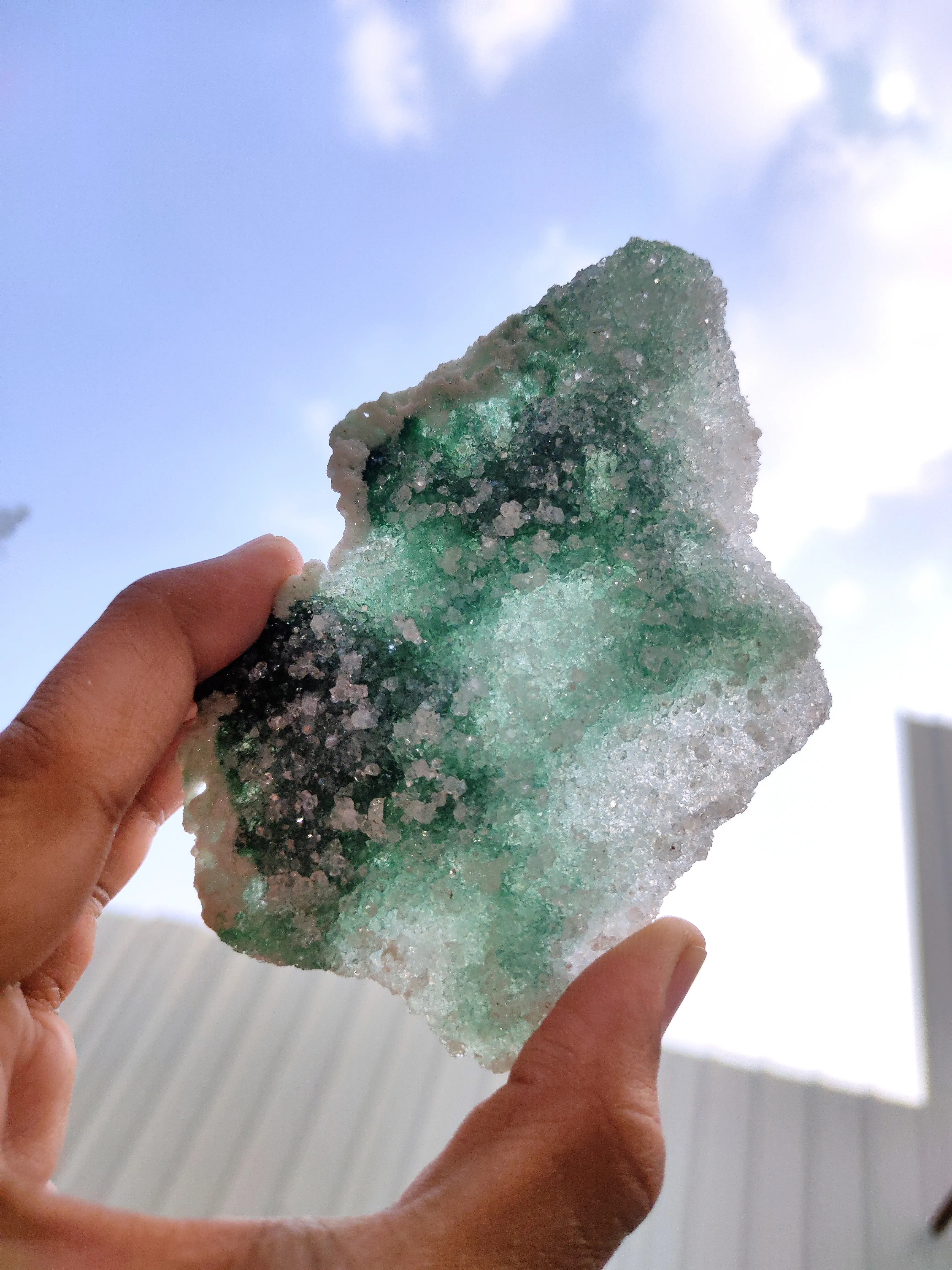 Amezing Shiny Green Apophyllite - image 9