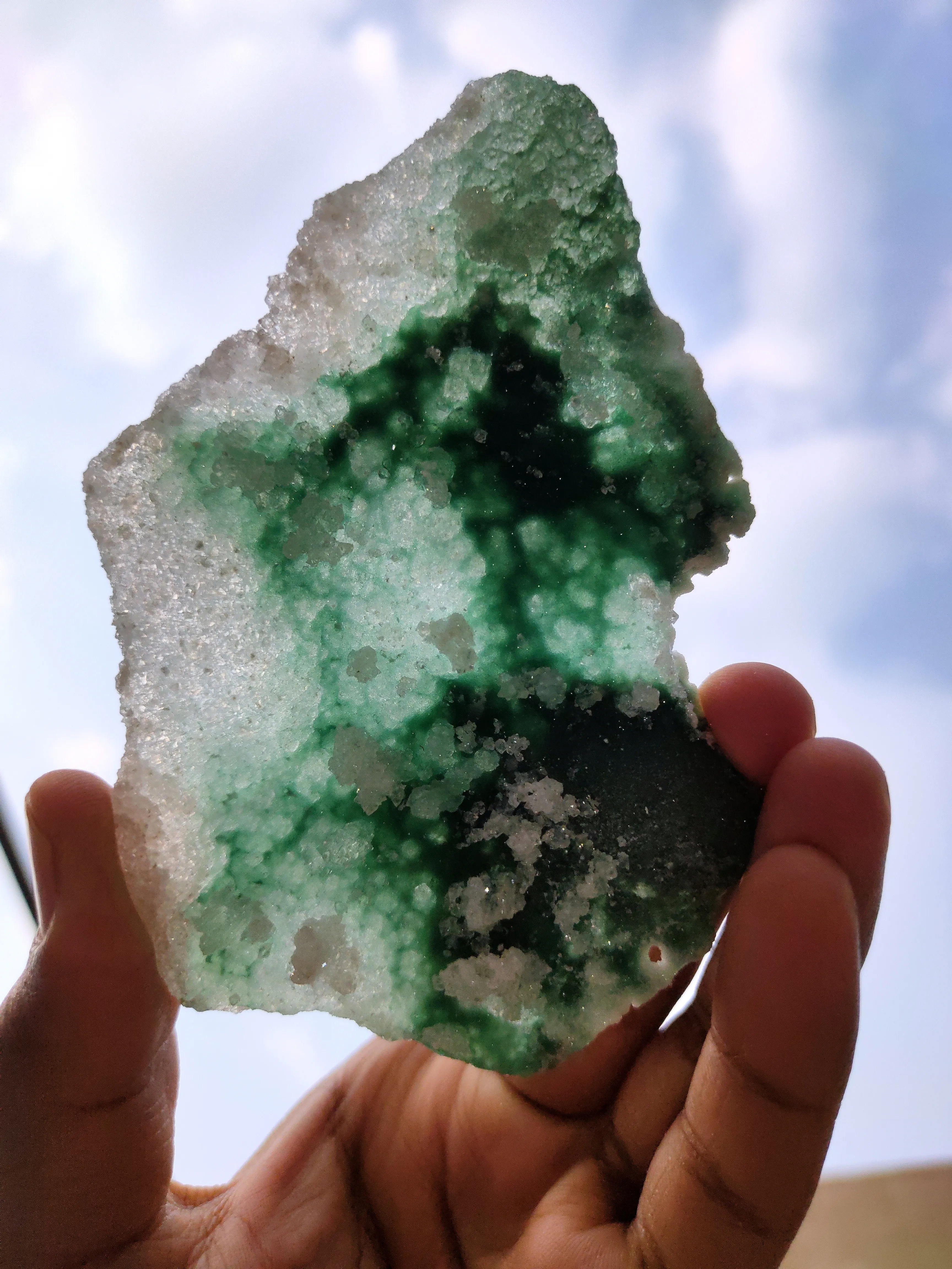 Amezing Shiny Green Apophyllite - image 7