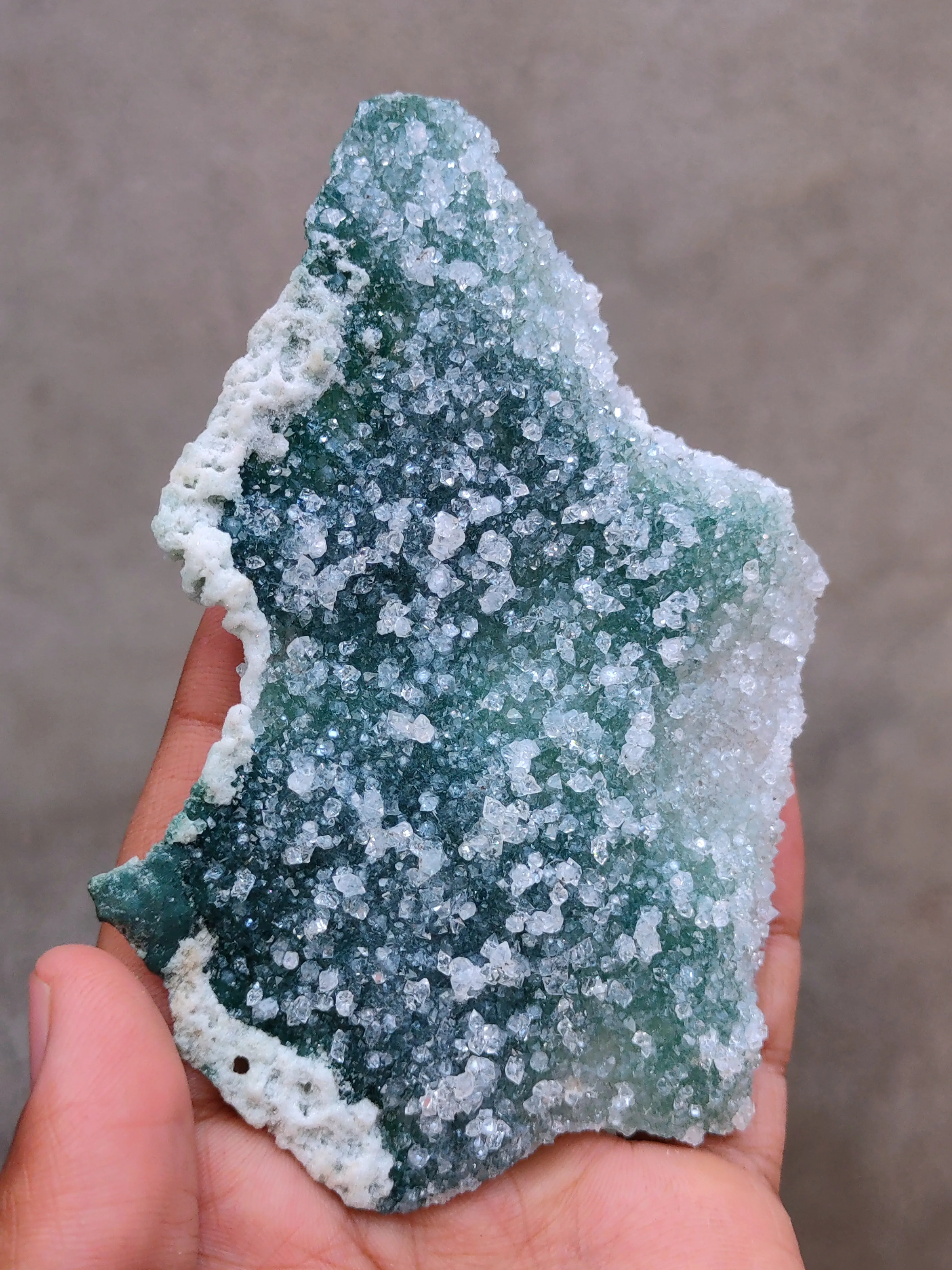 Amezing Shiny Green Apophyllite - image 8