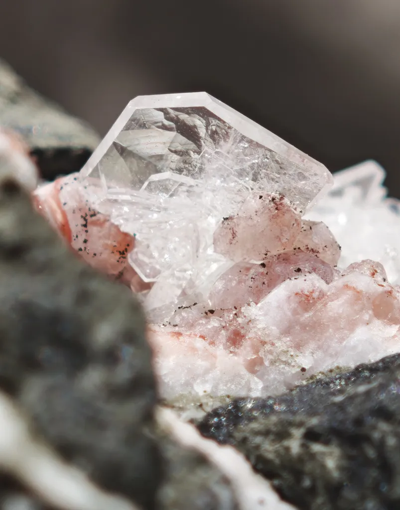 Analcime and Apophyllite from Frötschbach, Seis, Seiser Alm, South Tyrol, Italy - image 5