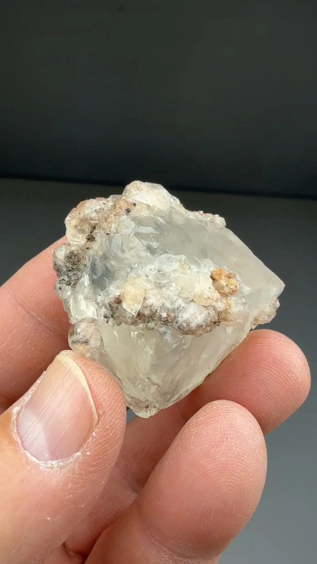 Analcime on Calcite - image 2