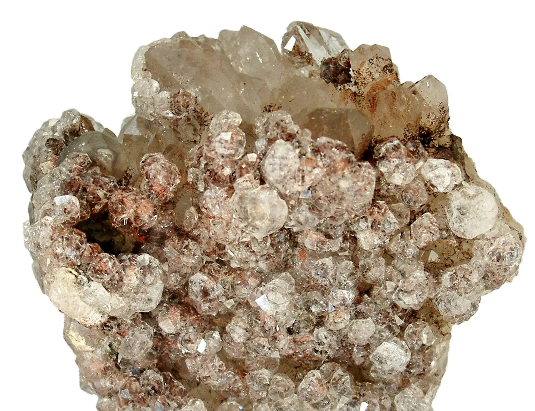 Analcime on Quartz - image 2