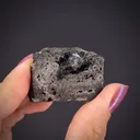 Analcime (Type Locality) with Magnetite - image 2