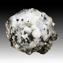 Analcime with Aegirine, Rhodochrosite, Natrolite - image 1