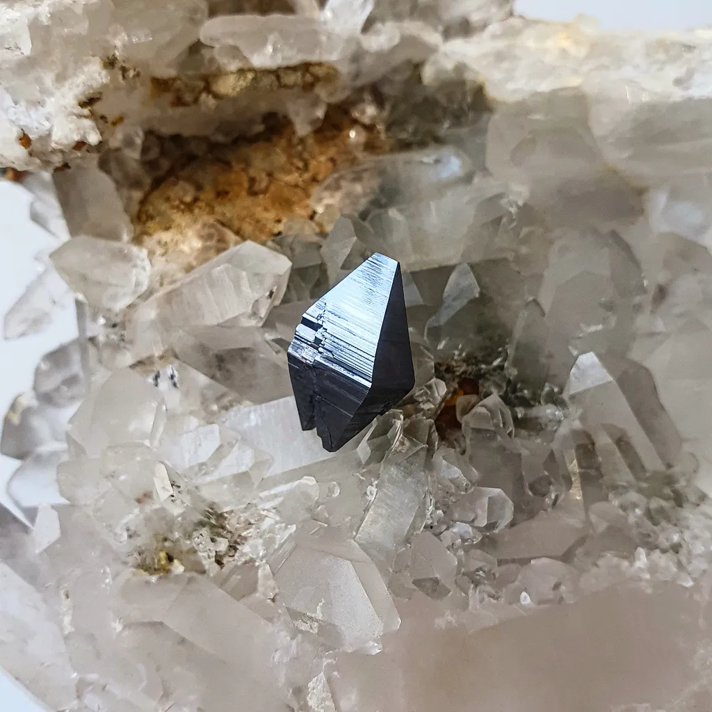 Anatase crystal on Quartz matrix - Kharan, Pakistan image