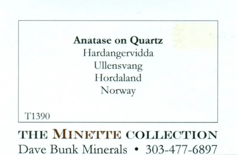 Anatase on Quartz - image 6
