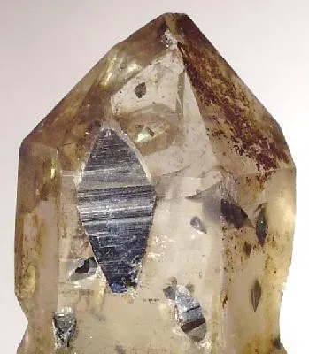Anatase, Quartz (Var: Smoky Quartz) - image 2