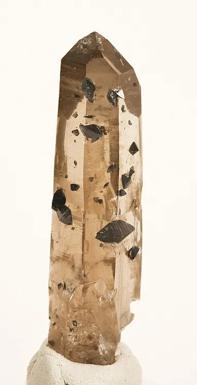 Anatase, Quartz (Var: Smoky Quartz) - image 1