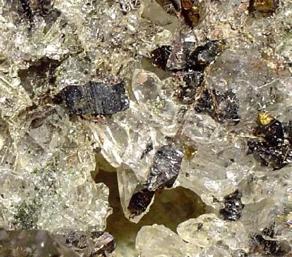 Anatase, Sagenite, Quartz - image 2