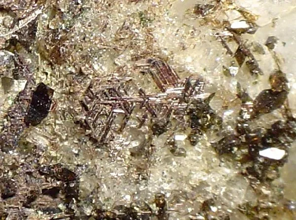 Anatase, Sagenite, Quartz - image 3