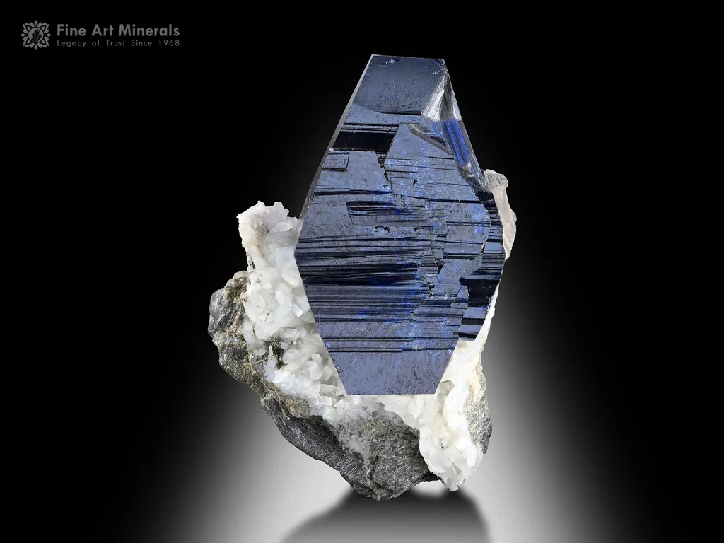 Anatase with Albite on Matrix from Pakistan image