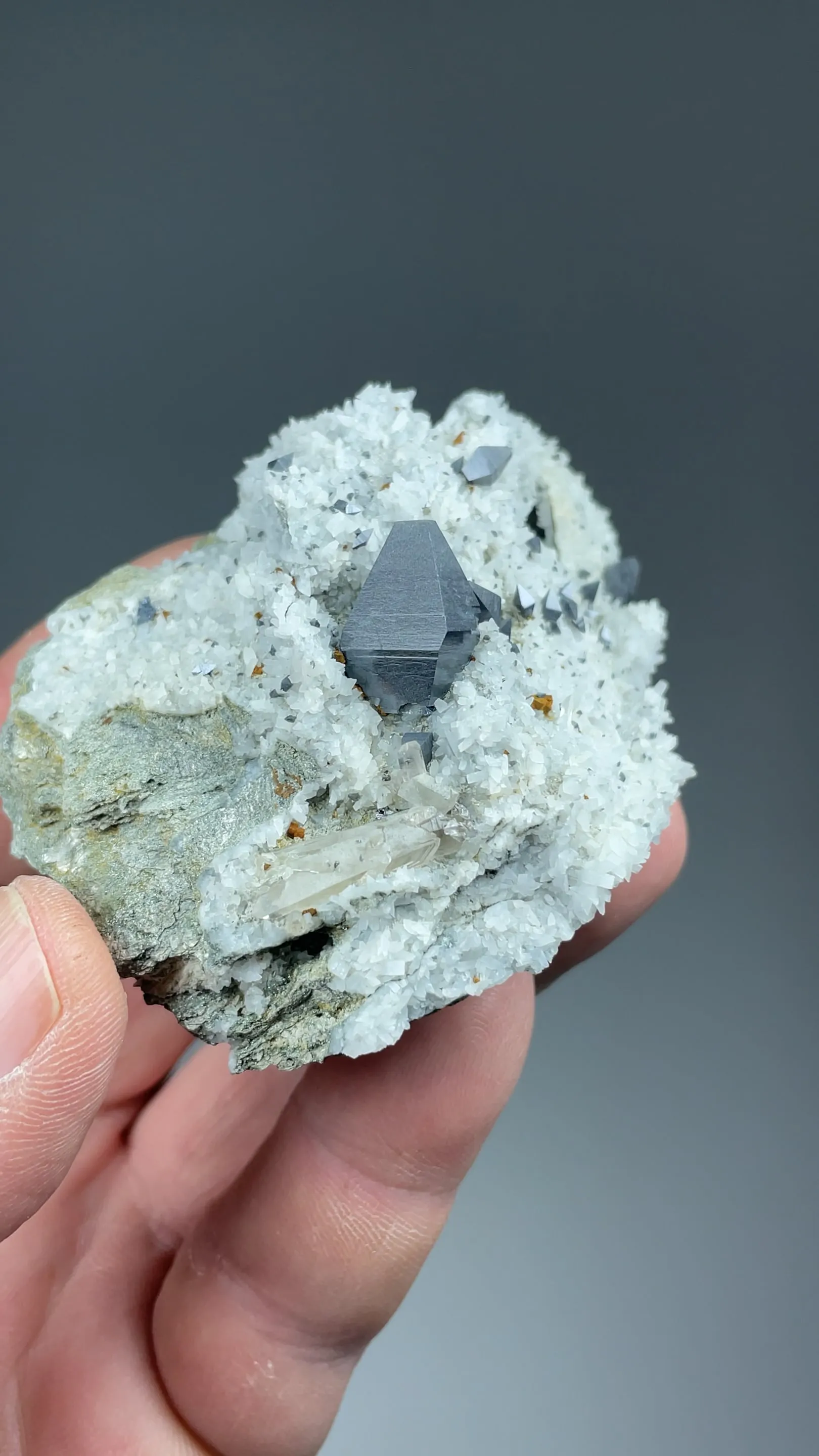 Anatase with Orthoclase, Quartz - image 2