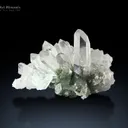 Anatase with Quartz Cluster from Pakistan - image 1