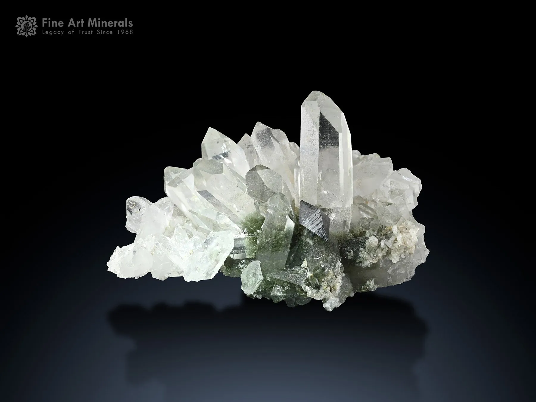 Anatase with Quartz Cluster from Pakistan - image 1