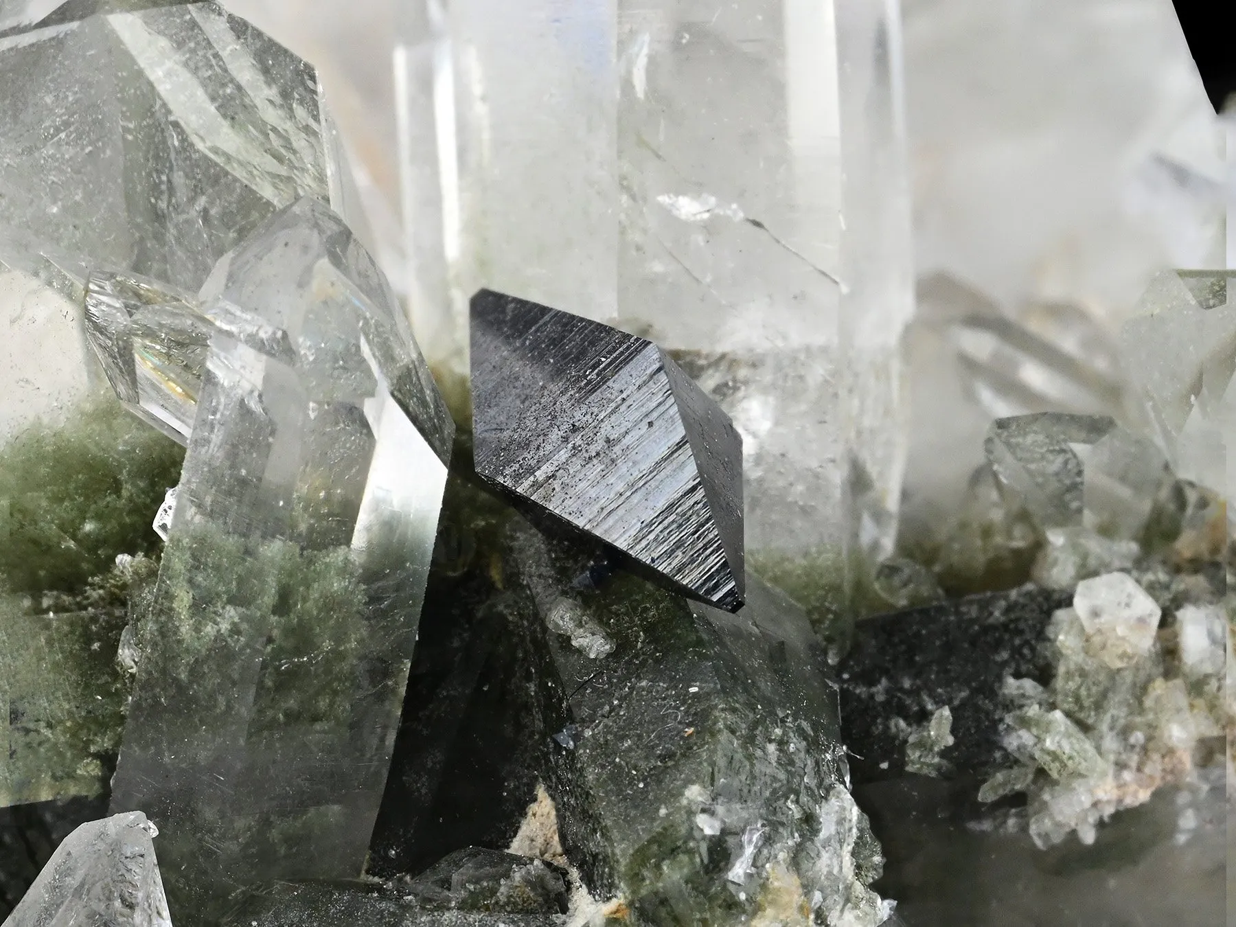 Anatase with Quartz Cluster from Pakistan - image 2