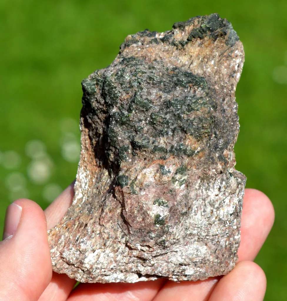 Andalusite var. Viridin 215 grams - Dabaga, Kilolo District, Iringa, Tanzania image