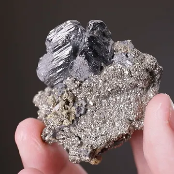 Andorite with Pyrite