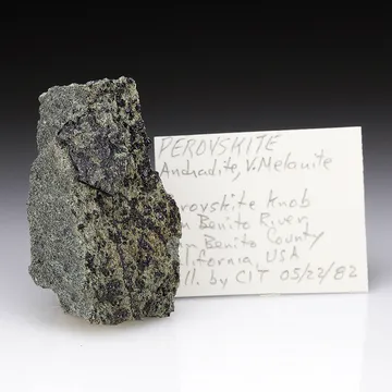 Andradite from Benitoite Gem Mine, San Benito County, California, USA