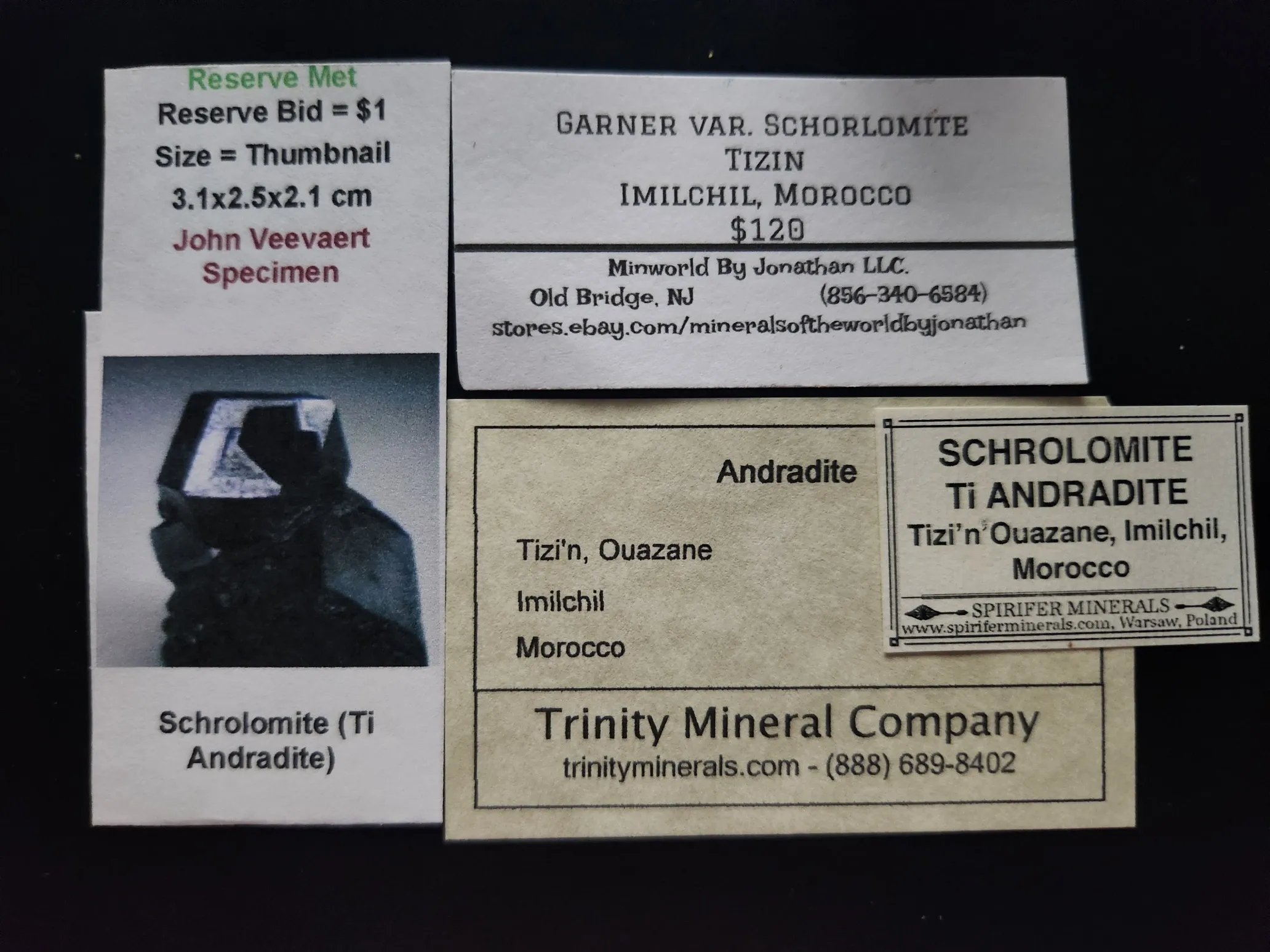 Andradite from Morocco, Drâa-Tafilalet Region, Midelt Province, Imilchil Cercle - image 3