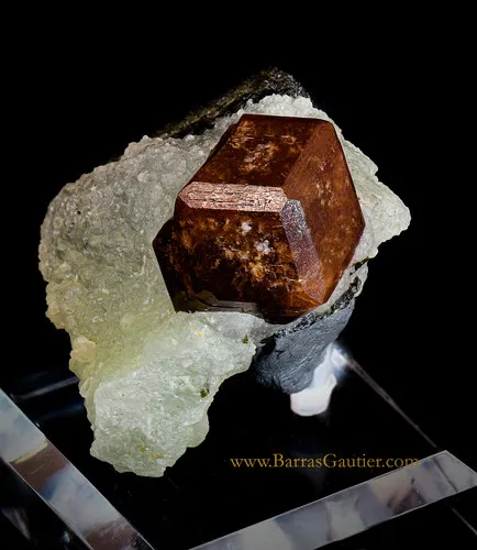 Andradite Garnet and Epidote on Prehnite - image 3